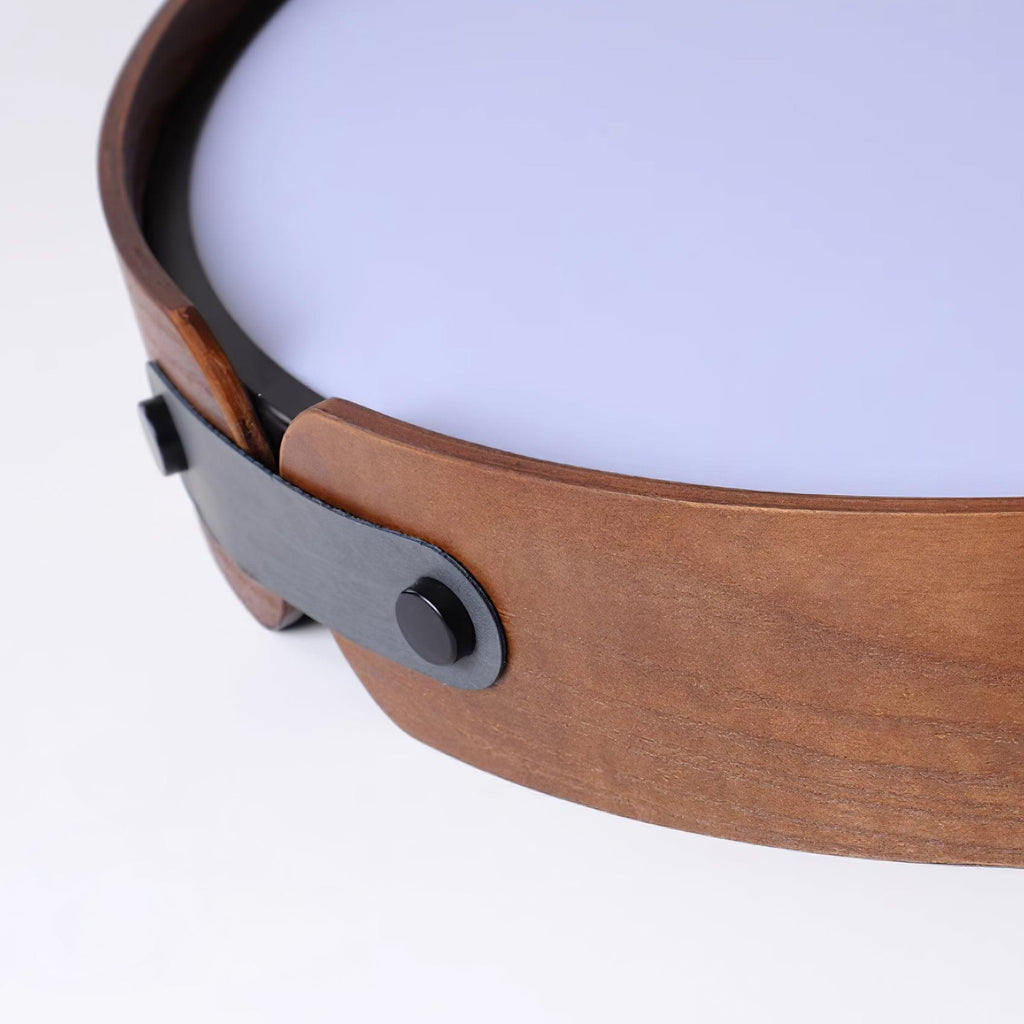 Aiwen Wood Flush Mount Ceiling Light