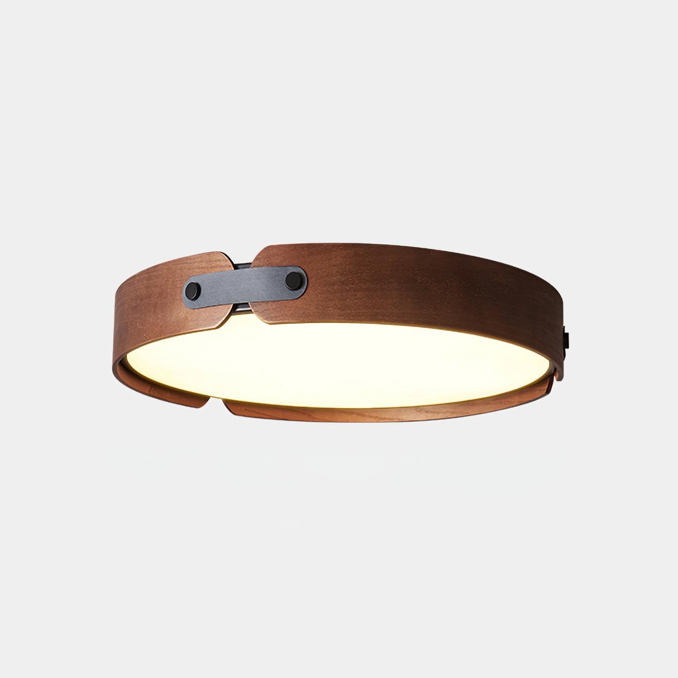 Aiwen Wood Flush Mount Ceiling Light