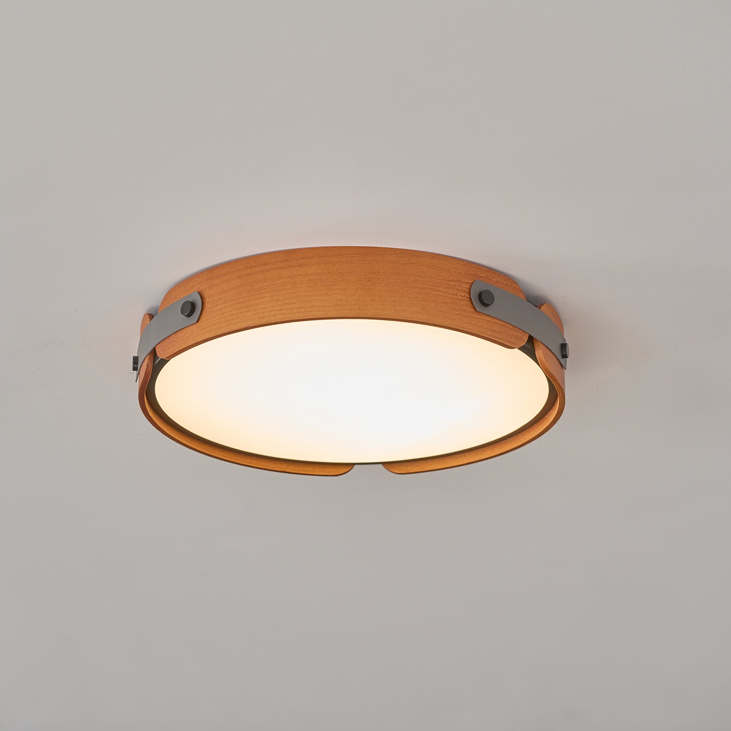 Aiwen Wood Flush Mount Ceiling Light