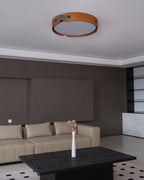 Aiwen Wood Flush Mount Ceiling Light