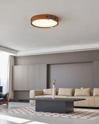 Aiwen Wood Flush Mount Ceiling Light