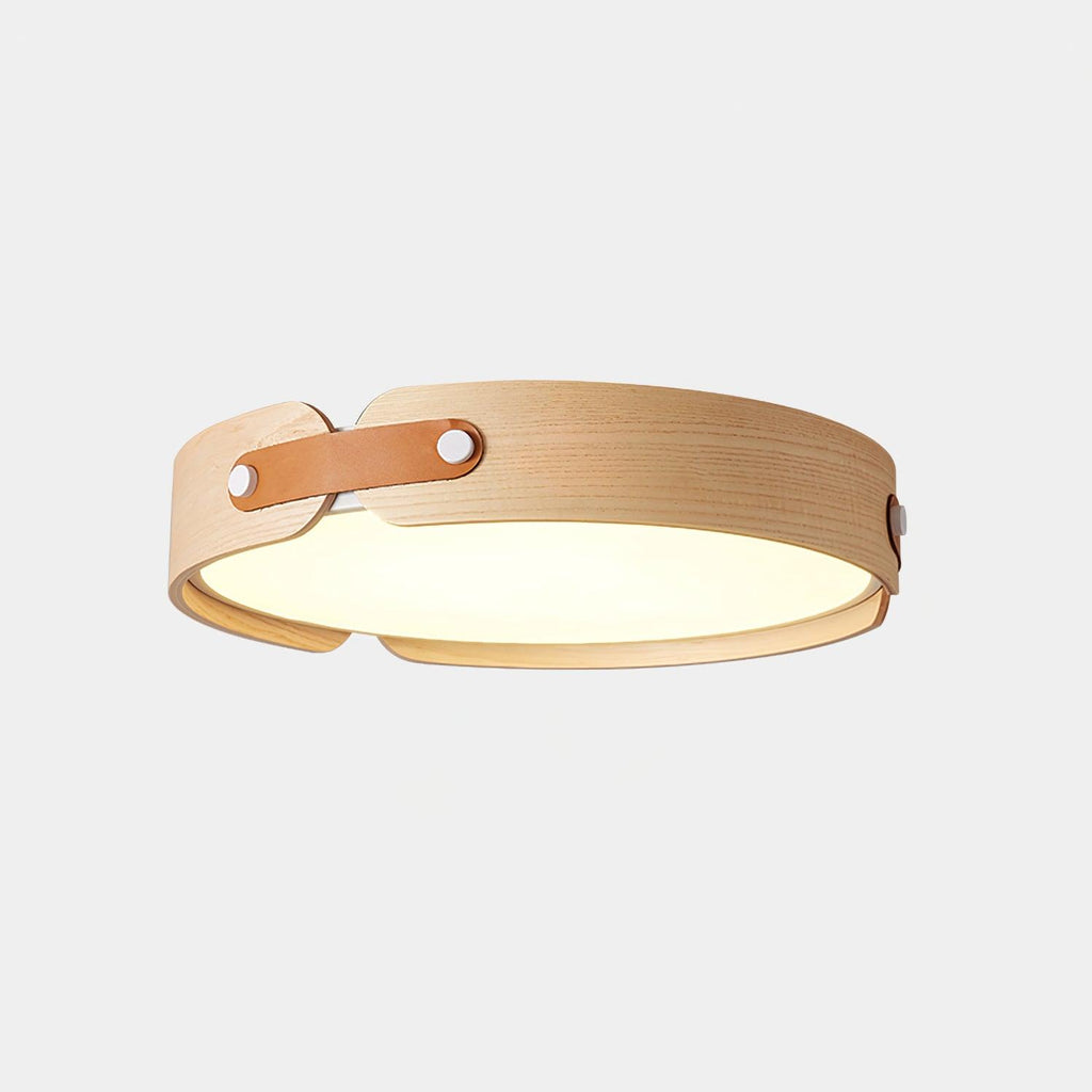 Aiwen Wood Flush Mount Ceiling Light