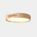 Aiwen Wood Flush Mount Ceiling Light