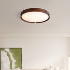 Aiwen Wood Flush Mount Ceiling Light