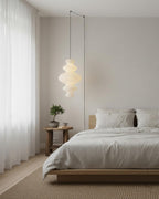 Akari Juni Rice Paper Plug-In Pendant Light