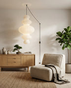 Akari Juni Rice Paper Plug-In Pendant Light
