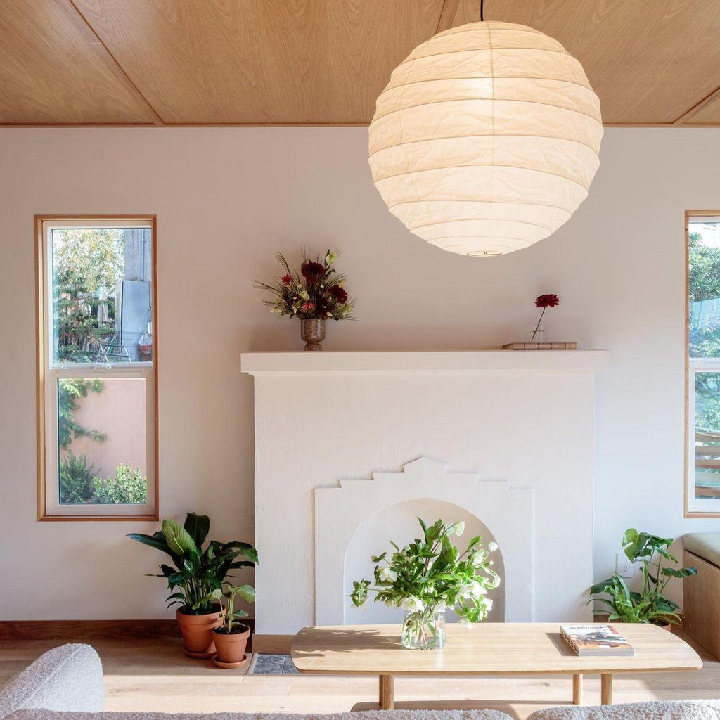 Akari-style Washi Pendant Lamp