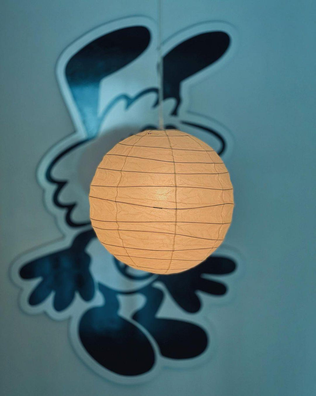 Akari-style Washi Pendant Lamp