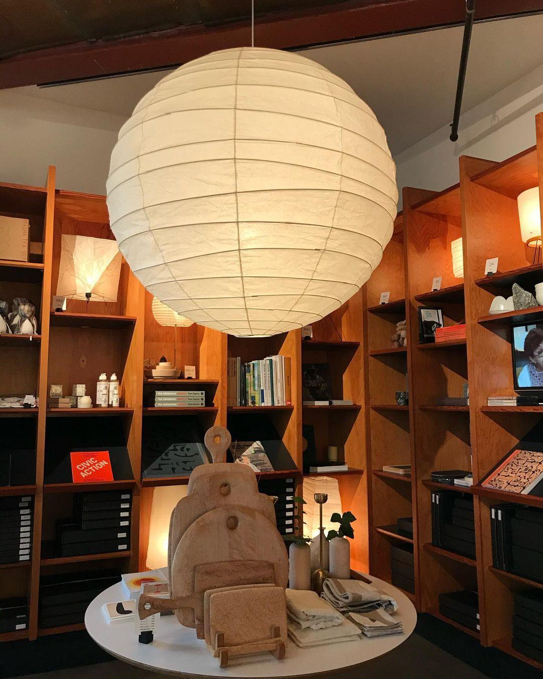Akari-style Washi Pendant Lamp