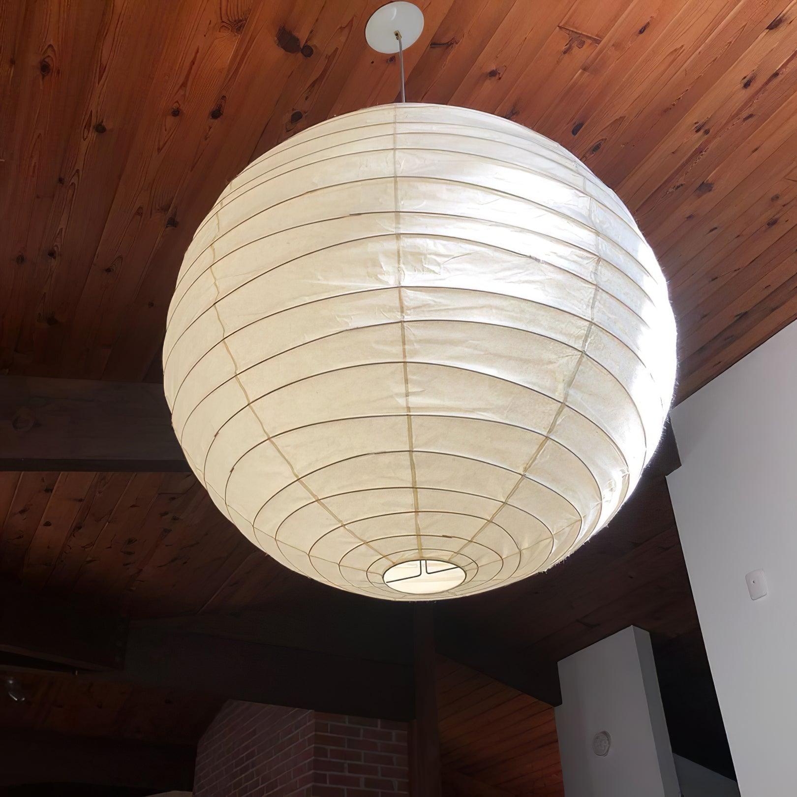 Akari-style Washi Pendant Lamp