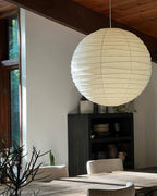 Akari-style Washi Pendant Lamp