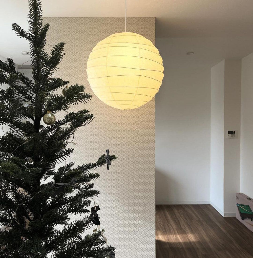 Akari-style Washi Pendant Lamp