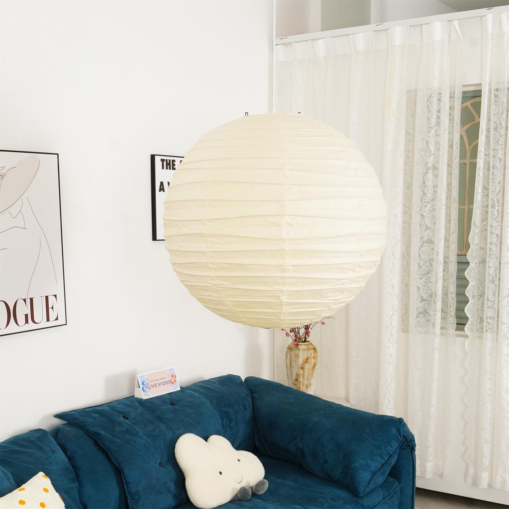 Akari-style Washi Pendant Lamp