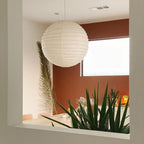 Akari-style Washi Pendant Lamp