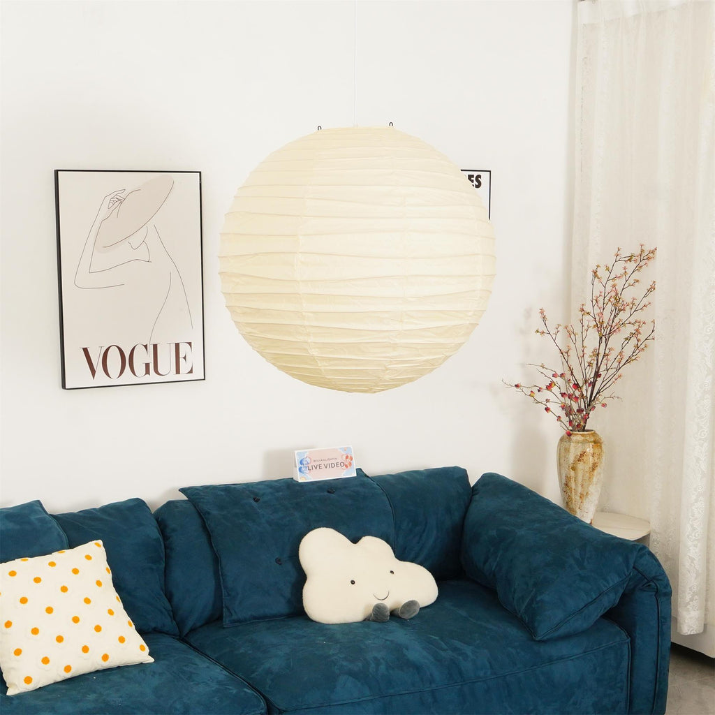 Akari-style Washi Pendant Lamp