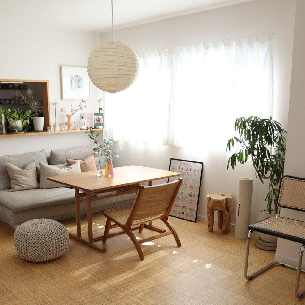 Akari-style Washi Pendant Lamp