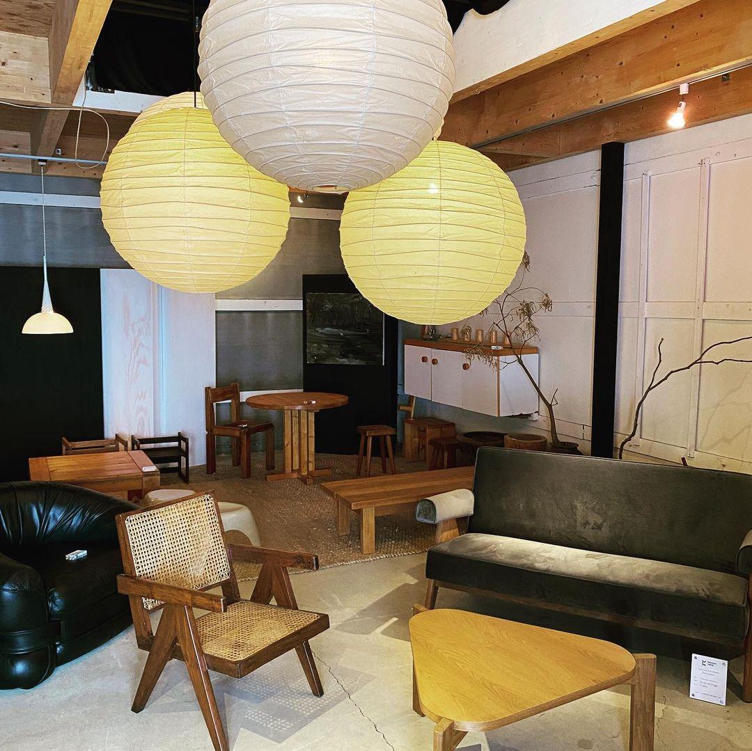 Akari-style Washi Pendant Lamp
