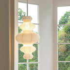Akari Juni Rice Paper Plug-In Pendant Light