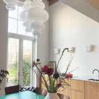 Akari Juni Rice Paper Plug-In Pendant Light