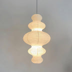 Akari Juni Rice Paper Plug-In Pendant Light