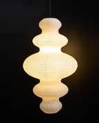 Akari Juni Rice Paper Plug-In Pendant Light