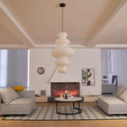 Akari Juni Rice Paper Plug-In Pendant Light