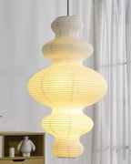 Akari Juni Rice Paper Plug-In Pendant Light