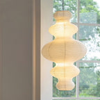 Akari Juni Rice Paper Plug-In Pendant Light
