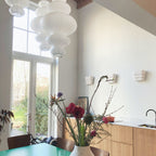 Akari Juni Rice Paper Plug-In Pendant Light