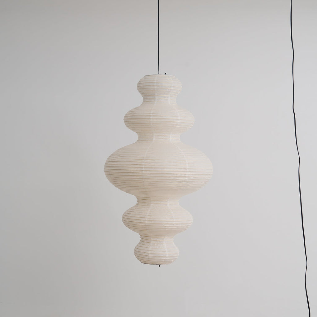 Akari Juni Rice Paper Plug-In Pendant Light