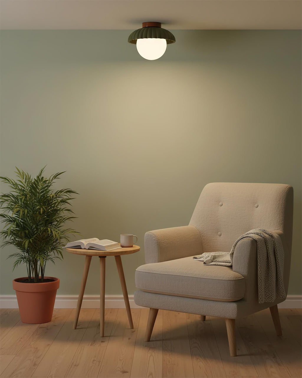 Alien Flush Mount Ceiling Light