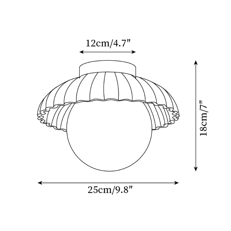 Alien Flush Mount Ceiling Light