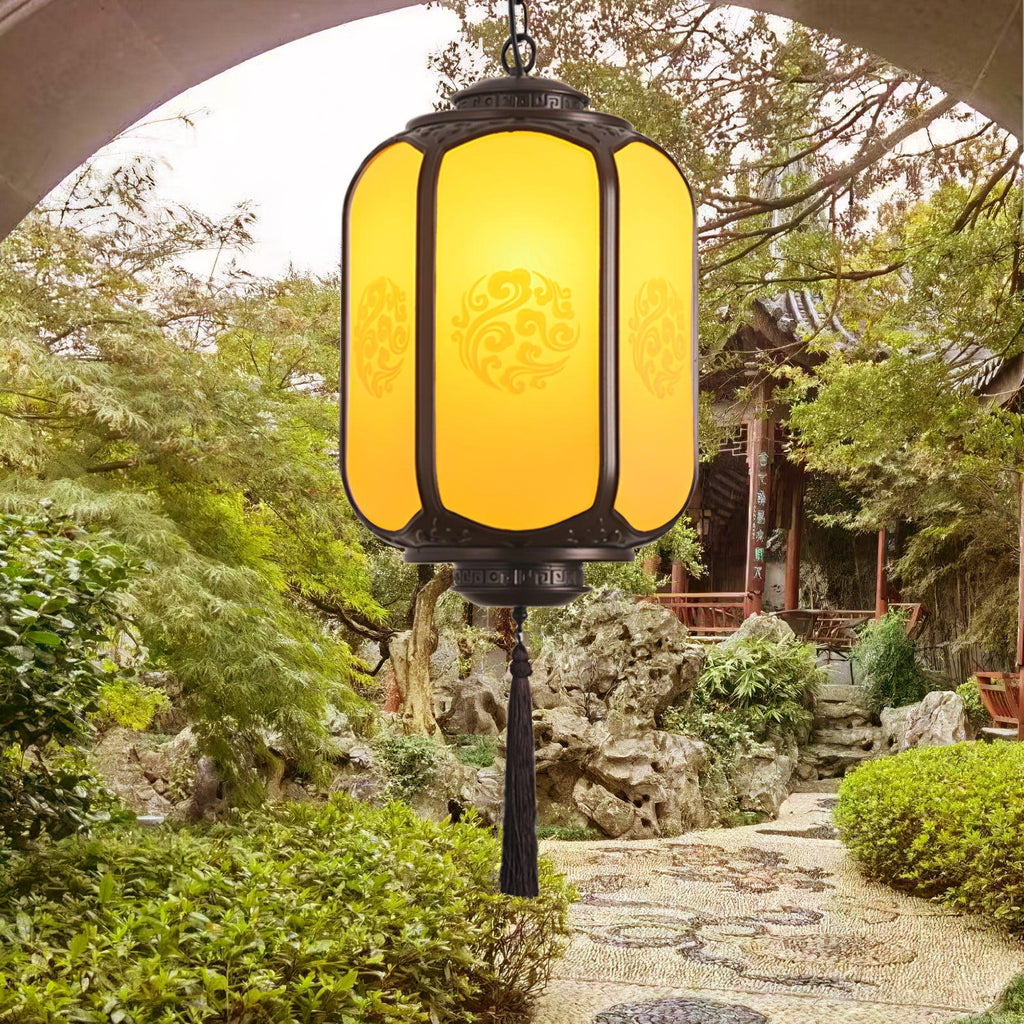 Nocturne Sepia Lantern Pendant