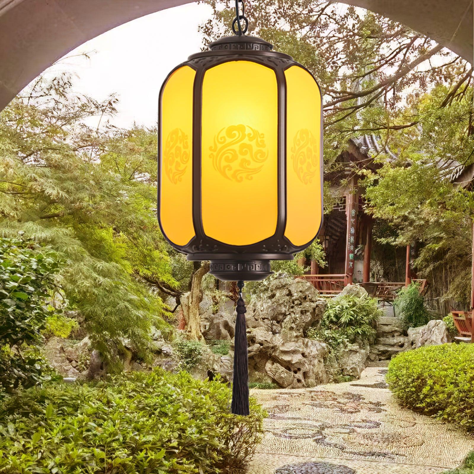 Nocturne Sepia Lantern Pendant