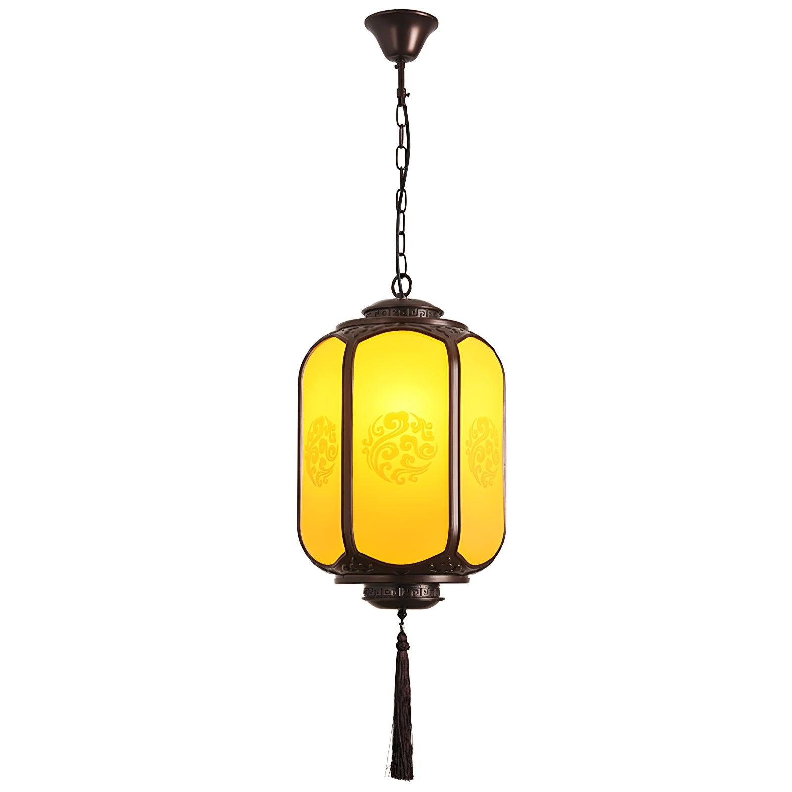 Nocturne Sepia Lantern Pendant
