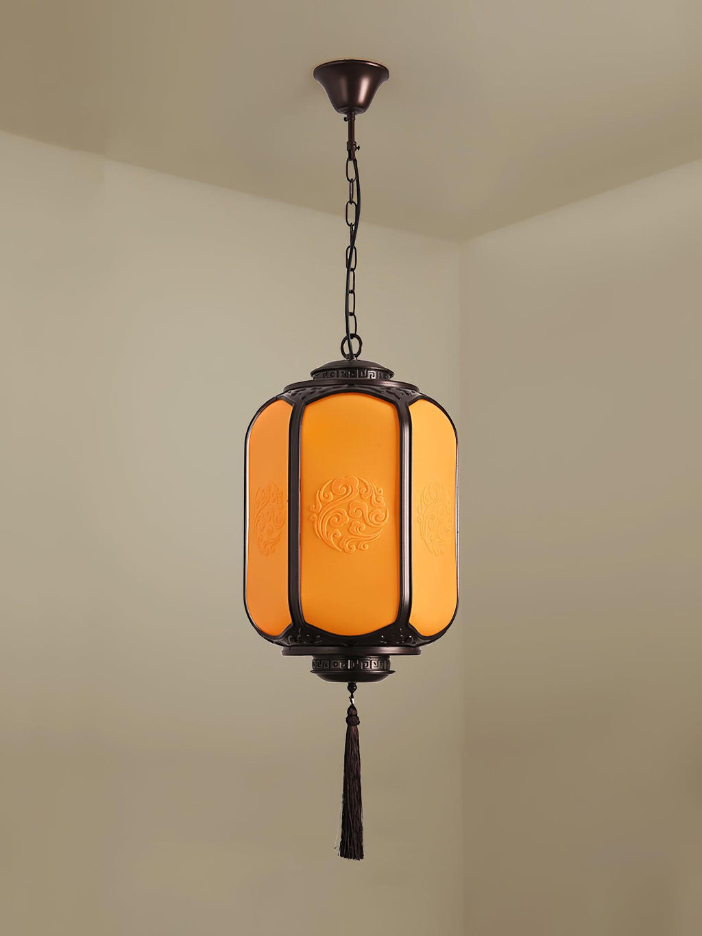 Nocturne Sepia Lantern Pendant