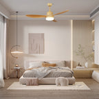 Sophisticated Keltis Wood Blade Fan Light