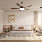 Sophisticated Keltis Wood Blade Fan Light