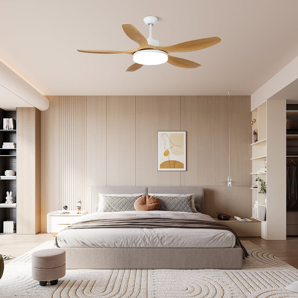 Sophisticated Keltis Wood Blade Fan Light