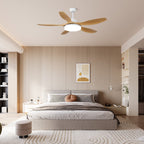 Sophisticated Keltis Wood Blade Fan Light