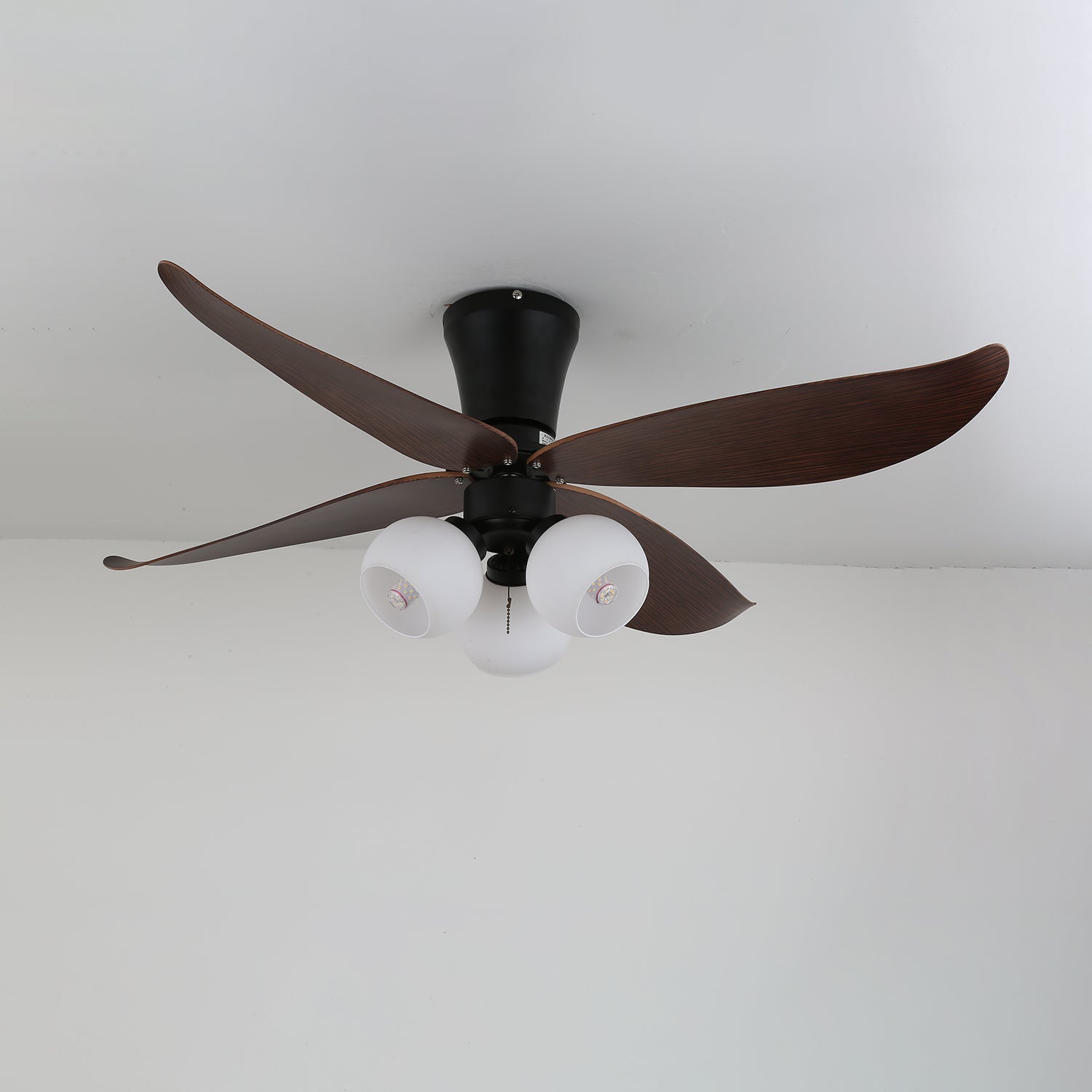 Arbora Bloom Petal Wood Ceiling Fan Light