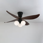 Arbora Bloom Petal Wood Ceiling Fan Light