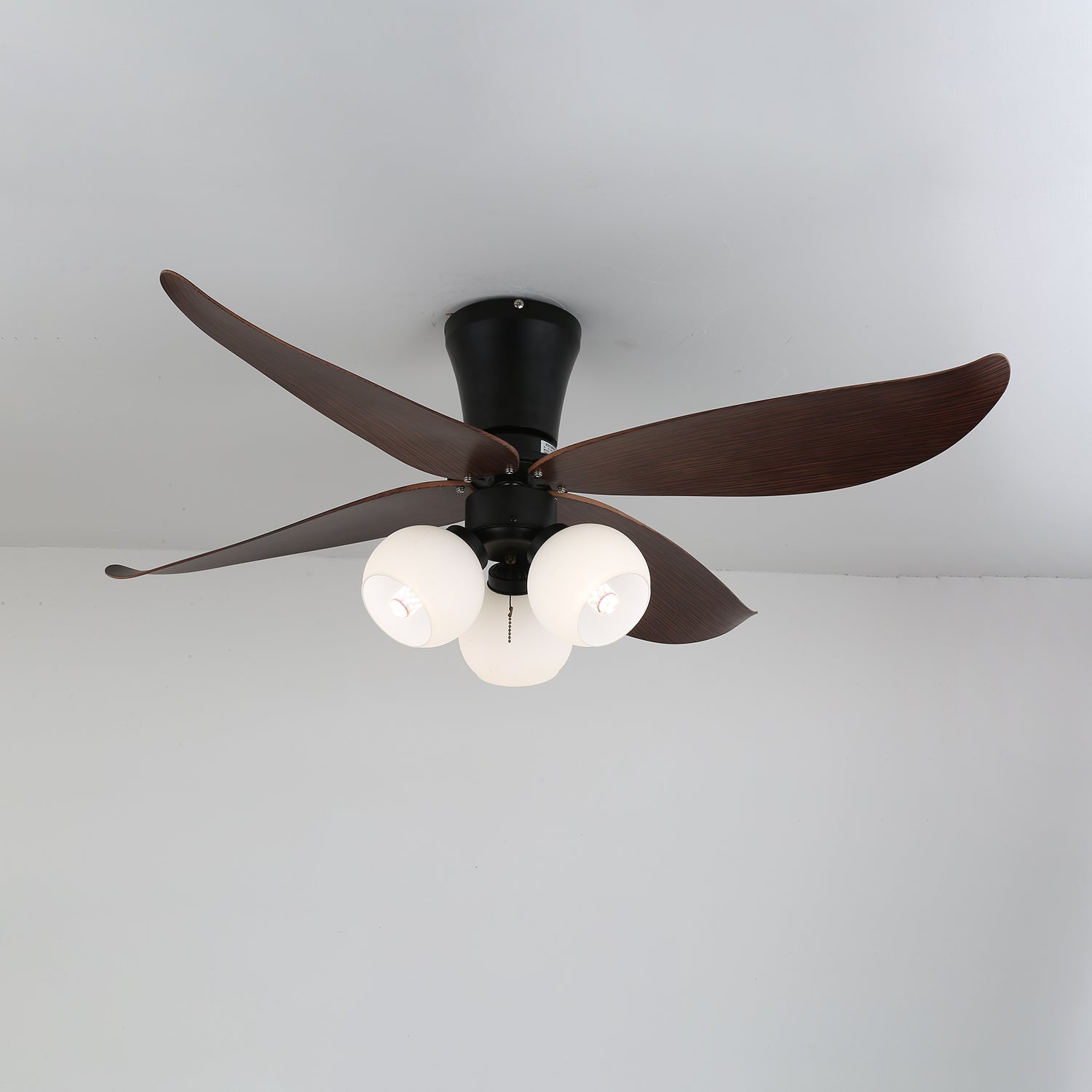 Arbora Bloom Petal Wood Ceiling Fan Light