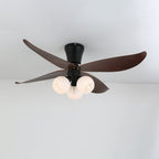 Arbora Bloom Petal Wood Ceiling Fan Light