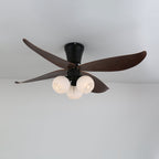 Arbora Bloom Petal Wood Ceiling Fan Light