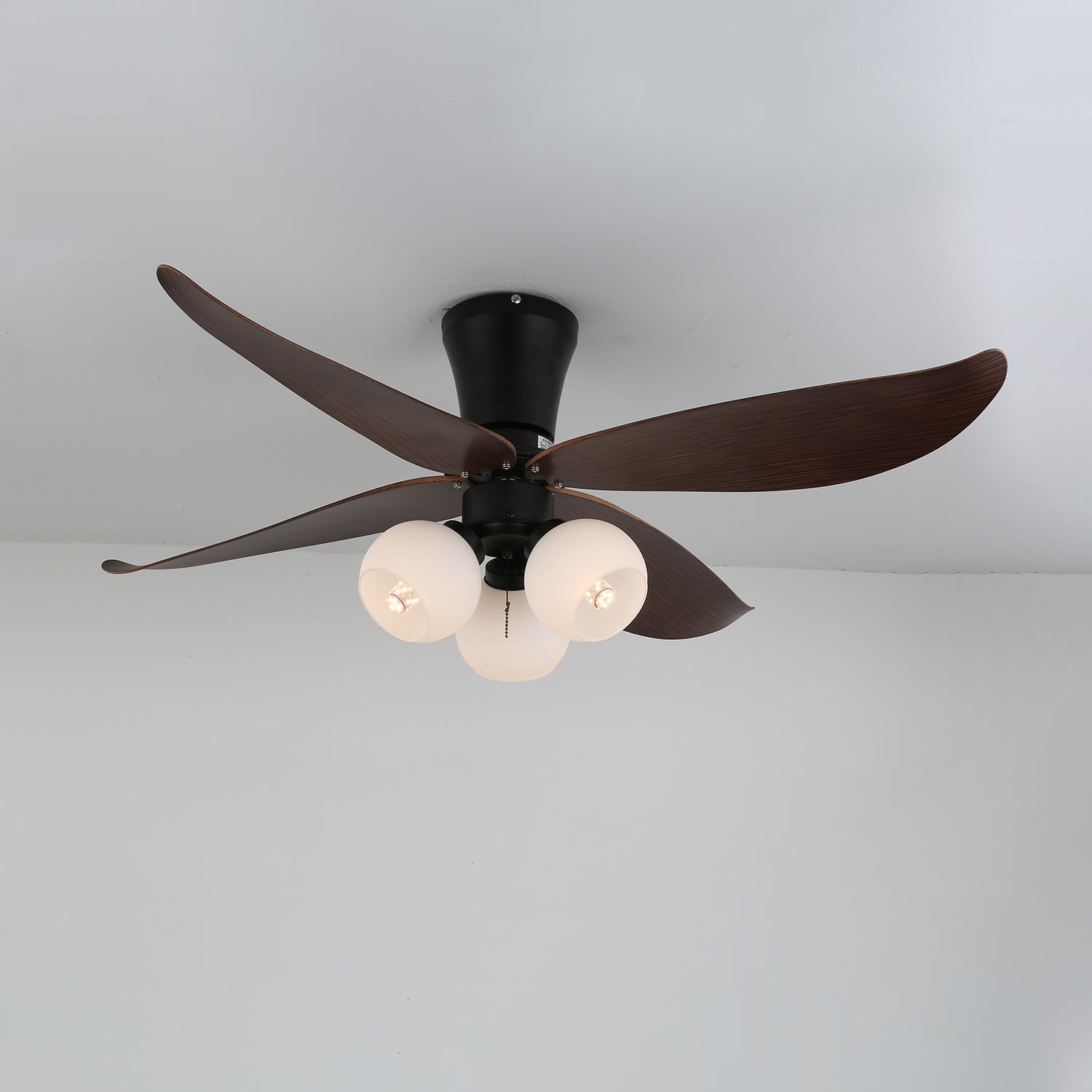 Arbora Bloom Petal Wood Ceiling Fan Light