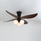 Arbora Bloom Petal Wood Ceiling Fan Light