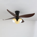 Arbora Bloom Petal Wood Ceiling Fan Light