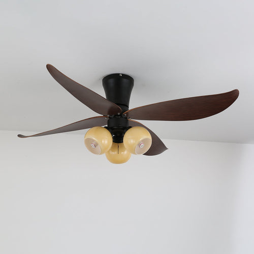 Arbora Bloom Petal Wood Ceiling Fan Light