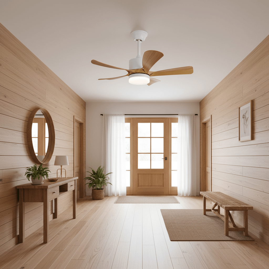 Avenli Minimal Wood Halo Ceiling Light